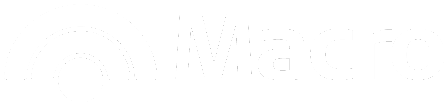 Logo de Banco Macro, entidad financiera y cliente corporativo de Sitecno.